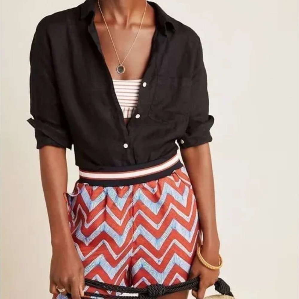 Anthropologie Scotch & Soda Everett Colorful Shorts Size L Rare‎ Find! - Picture 3 of 11